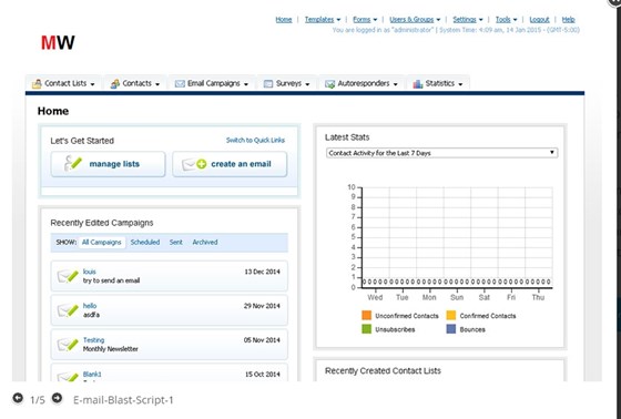 Email Blast Script: Email Script Live Demo